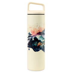 MiiR® Vacuum Insulated Wide Mouth Bottle – 20 oz - sandstone