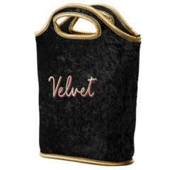 Venti Velvet Neoprene Lunch Bag - velvet