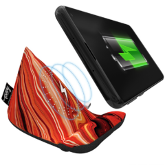 The Wedge™ Mobile Device Stand with Built-in Wireless Charger - wedge