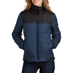 The North Face® Ladies Everyday Insulated Jacket - 10538-ShadyBlue-1-NF0A529LShadyBlueModelFront2