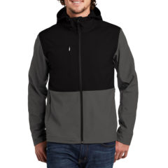 The North Face® Castle Rock Hooded Soft Shell Jacket - 10541-AsphaltGrey-1-NF0A529RAsphaltGreyModelFront-1200W