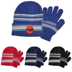 Cuff Beanie and Gloves Set - 1143_group