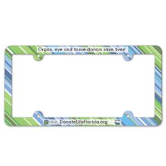 License Plate Frame with Full Color Imprint - 22392_2