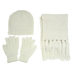 Eco-Friendly Recycled Knitted Winter Set - 741