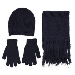 Eco-Friendly Recycled Knitted Winter Set - 742