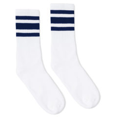 SOCCO Striped Crew Socks - 81823_f_fl