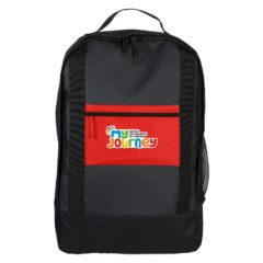 Colorful Pocket Backpack - CPP_5574_Red_177398