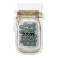 Mason Jar Bag of Printed Candy - CPP_5771_Gray_179370