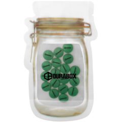 Mason Jar Bag of Printed Candy - CPP_5771_Green_179372