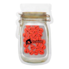 Mason Jar Bag of Printed Candy - CPP_5771_Orange-_179376