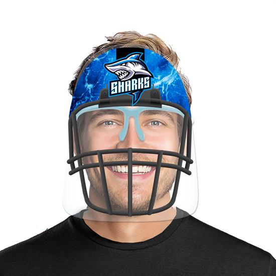 Custom Fun Face Shields - FS108_Football-_1343393