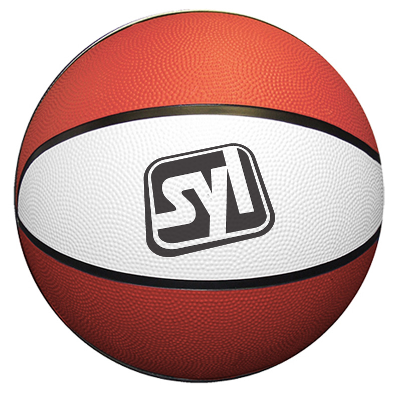 Full Size Rubber Basketball - MSRB_red