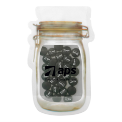 Mason Jar Bag of Printed Candy - Mason Jar Bag of Printed Candy 8211 Black