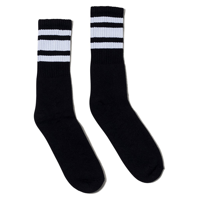 Striped Crew Socks - Show Your Logo