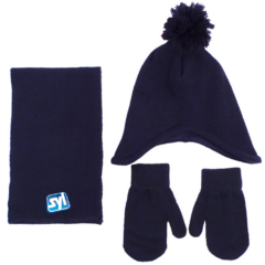 Children’s Winter Knit Set - childrensknitsetnavy