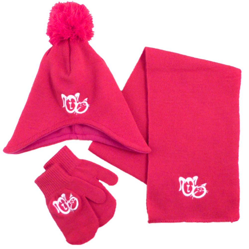 Children’s Winter Knit Set - childrensknitsettropicalpink