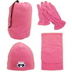 Fleece Winter Set - fleecewintersetpink