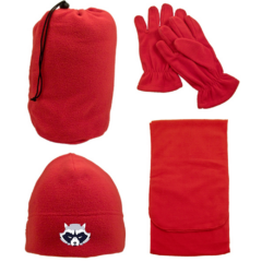 Fleece Winter Set - fleecewintersetred