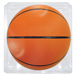 Full Size Rubber Basketball – 29-1/2″ - fullsizerubberbasketballdisplaycase