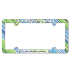 Full Color License Plate Frame - licenseplateframeA