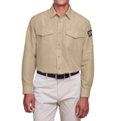 Harriton Men’s Key West Long-Sleeve Performance Staff Shirt - m580l_nz_z-1