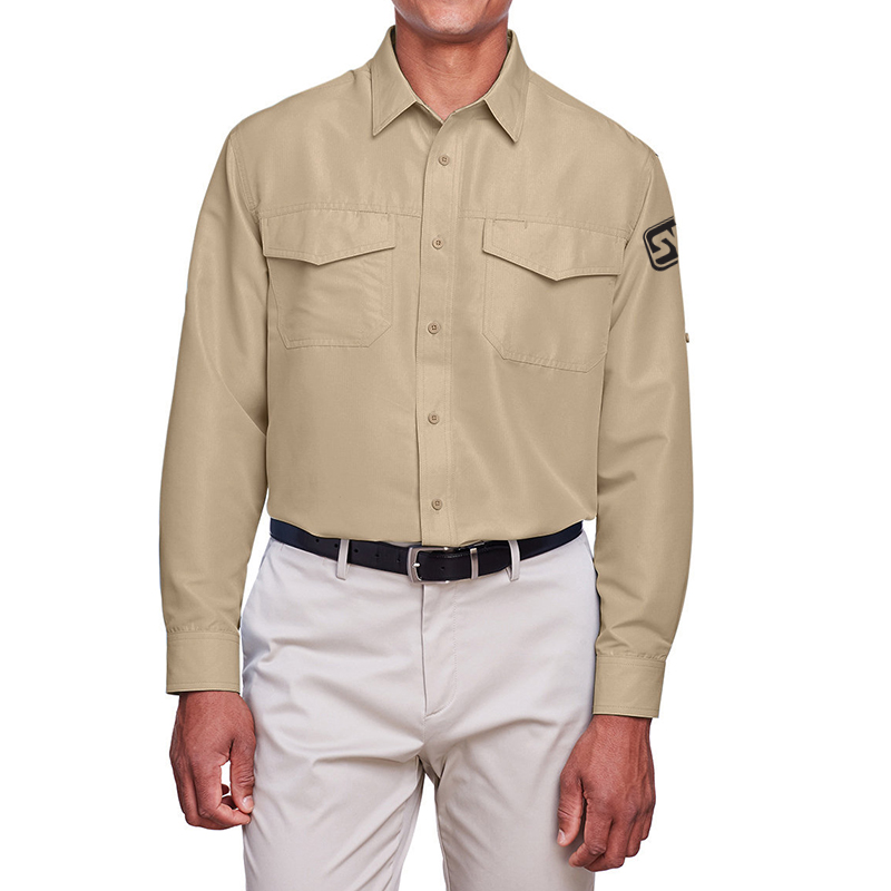 Harriton Men’s Key West Long-Sleeve Performance Staff Shirt - m580l_nz_z
