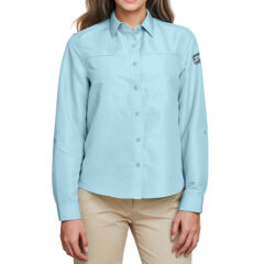 Harriton Ladies’ Key West Long-Sleeve Performance Staff Shirt - m580lw_mt_z-1