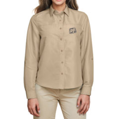 Harriton Ladies’ Key West Long-Sleeve Performance Staff Shirt - m580lw_nz_z