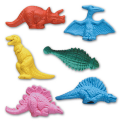 Pencil Top Erasers - penciltoperaserdinosaurcollection