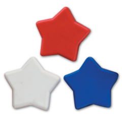 Pencil Top Erasers - penciltoperaserpatrioticstars