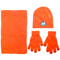 Acrylic Winter Knit Set - winterknitsetorange