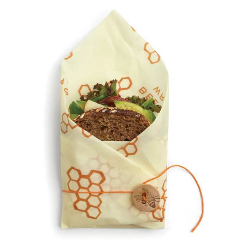 Beeswrap Reusable Large Sandwich Bag with Tie - 1