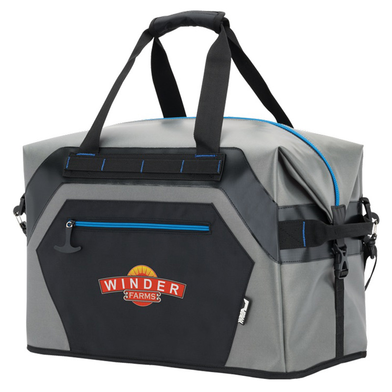 Urban Peak® Slate Water Resistant Cooler 36 cans Show Your Logo