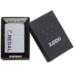 Zippo® Satin Chrome Windproof Lighter - 205_205-Packaging_39214