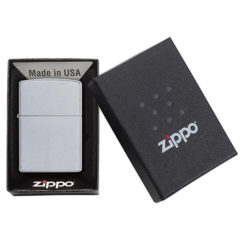 Zippo® Satin Chrome Windproof Lighter - 205_205-Packaging_39214