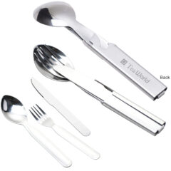Metal Cutlery Set - 2430_SIL_Laser