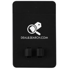 Phone Wallet with Earbuds Holder - 25135_BLK_Silkscreen