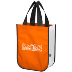 Lola Non-Woven Shopper Tote Bag with 100% RPET Material - 30001_ORN_Silkscreen