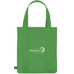 Non-Woven Shopper Tote Bag with 100% RPET Material - 30002_GRK_Silkscreen