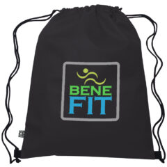 Non-Woven Sports Pack with 100% RPET Material - 35001_BLK_Colorbrite
