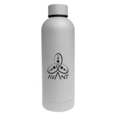Blair Stainless Steel Bottle – 17 oz - 5381_WHT_Silkscreen