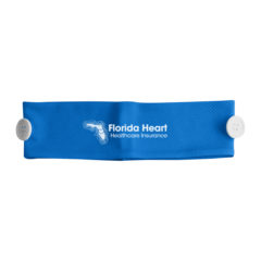 Cooling Headband Face Mask Holder - 93002_BLU_Silkscreen