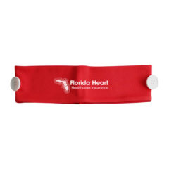 Cooling Headband Face Mask Holder - 93002_RED_Silkscreen