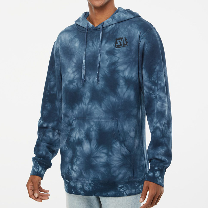 Independent Trading Co Midweight Tie-Dye Hooded Sweatshirt - 9795_fl