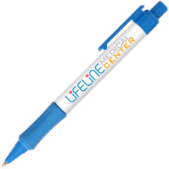 Grip Write Pen with Antimicrobial Additive - CTI-GS-LightBlue