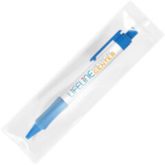 Grip Write Pen with Antimicrobial Additive - CTI-GS-LightBlue-Polybagged