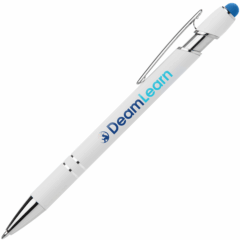Ellipse White Barrel Softy Stylus Pen - Ellipse White Barrel Softy Stylus Pen 8211 LightBlue