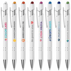 Ellipse White Barrel Softy Stylus Pen - Ellipse White Barrel Softy Stylus Pen 8211 group