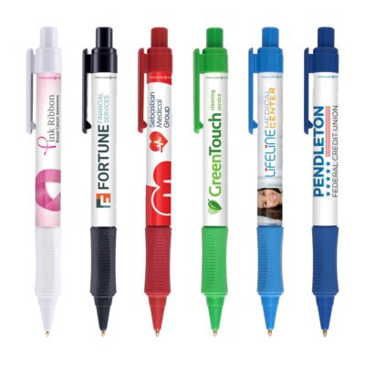 Grip Write Pen with Antimicrobial Additive 8211 Full Color Wrap Imprint