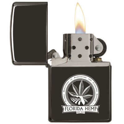 High Polish Black Zipporeg- Windproof Lighter_24756 8211 Open Flame